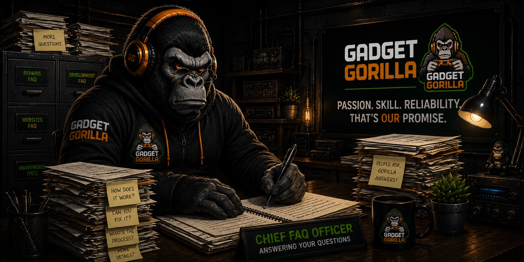 Gadget Gorilla ready to answer your questions.