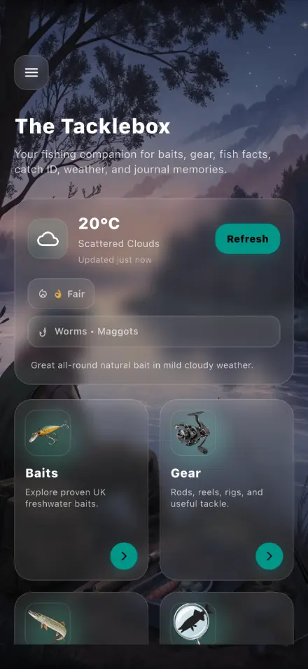 The tacklebox screenshot